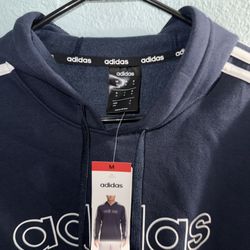 New Adidas Hoodie Navy 