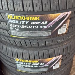 235/35/19 Blackhawk Tires 🛞 $120 Each Tire 