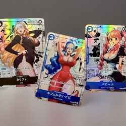 3pcs One Piece - CCG custom made Collectable Cards
