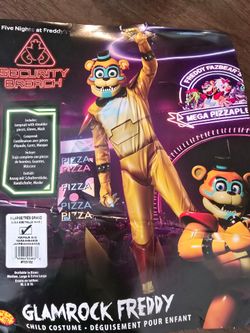 Five Nights at Freddy's Glamrock Freddy Child Costume