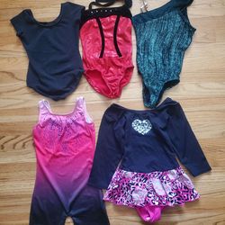 Girls medium leotards Bundle
