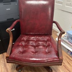 Leather office chair