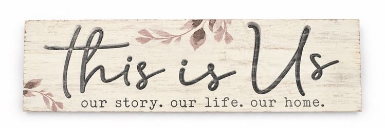 This Is Us Wooden Wall Sign