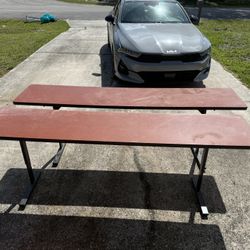 16x72” Heavy Duty Tables 2 Ea