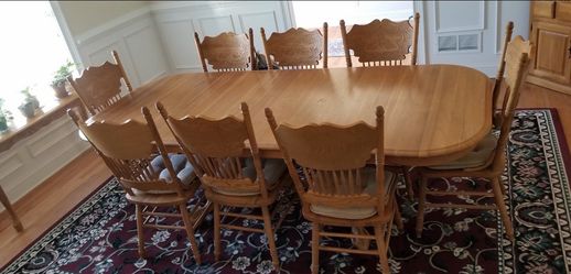 Solid Oak Dinette Set $800