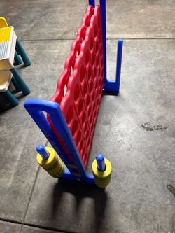 Giant Connect Four Lawn Game