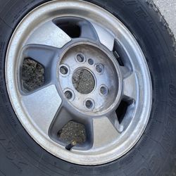 CHEVY WHEEL-SET, 1500 6 LUG WHEEL-SET WITH TOYO LT 305 70 16