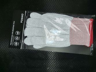 Vinyl wrap gloves heat resistant