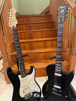 Fender MIM Stratocaster and Ibanez ASG72 Semi Hollow (Upgrade Seymour Duncan/Mint)