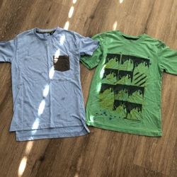 Boys Sz Small 8/10 Quicksilver Tees