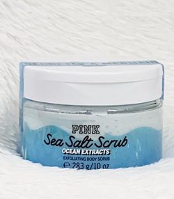 NEW PINK Ocean Extracts Exfoliating Sea Salt Body Scrub 10 oz *SEALED*