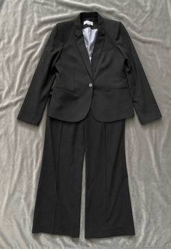 Calvin Klein Modern Fit black suit separates - jacket 10P + pants 14P