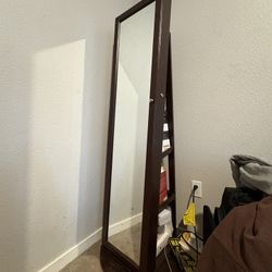 Spinning Mirror/Accessory Cabinet/Bookshelve