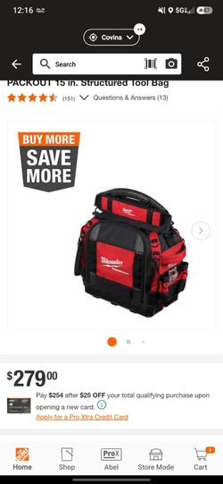 15 in milwaukee tote