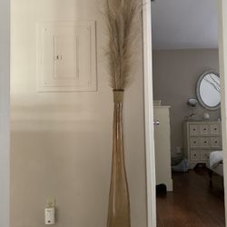 Tall Glass Vase