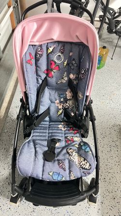 Bugaboo Stroller with Butterfly Print Seat