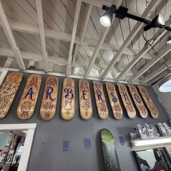 Pinstripe Barbershop Boards 