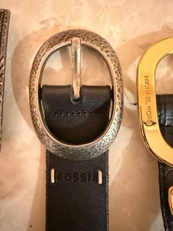Fossil and Michael kors belt