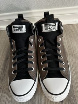 New Converse Chuck Taylor High Tops – Black/Brown