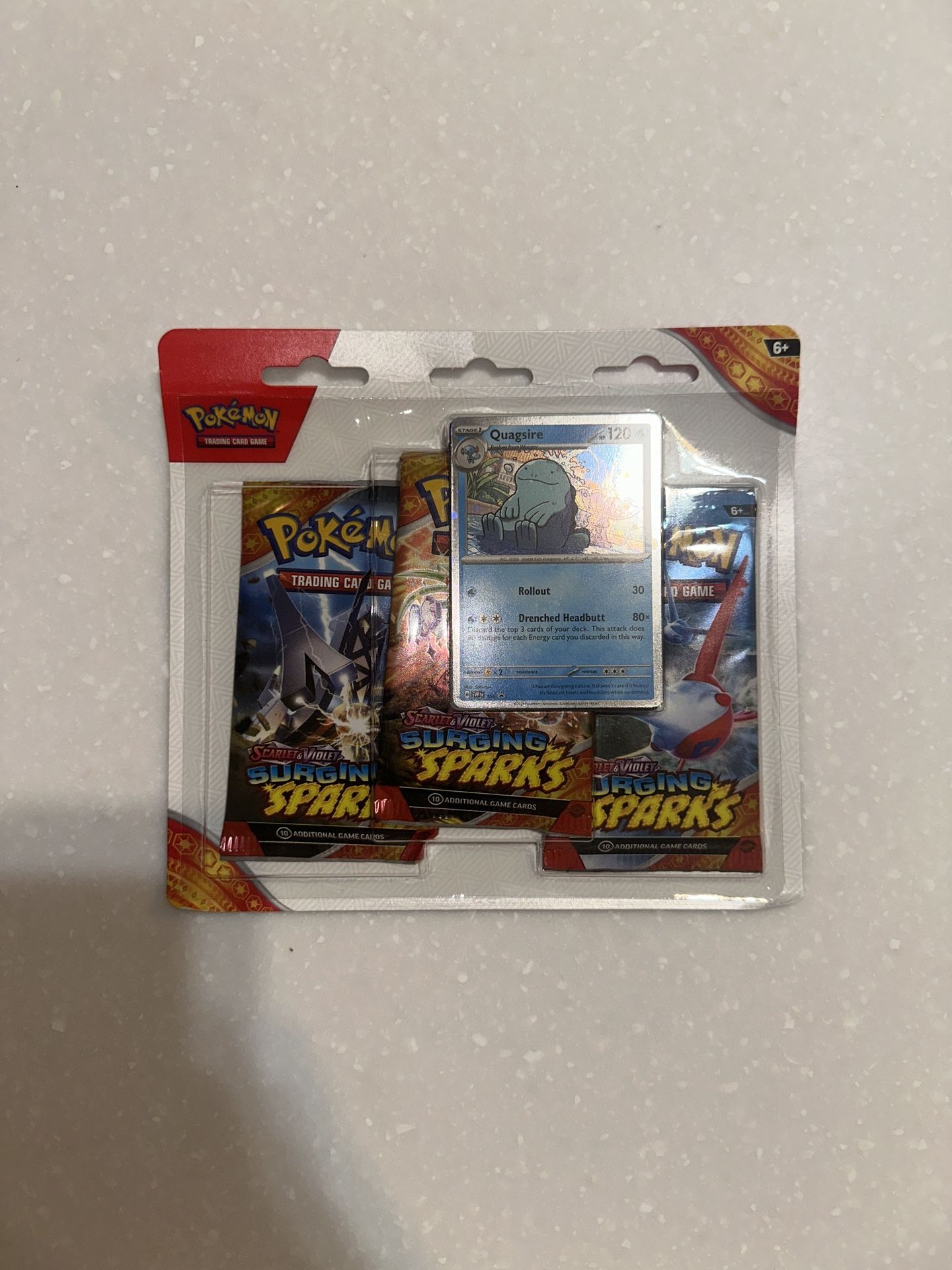 Surging Sparks 3 Pack Blisters (Quagsire)