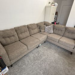 Gray Sectional Couch 