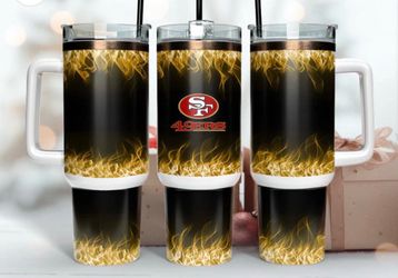 San Francisco 49ers Football 40oz Tumbler