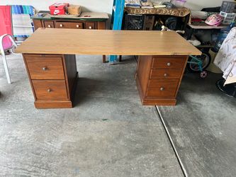 Office desk large  size solid wood