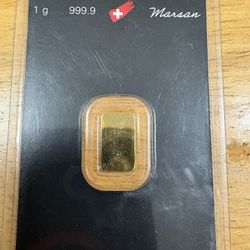 1 Gram Argor -Heraeus Gold