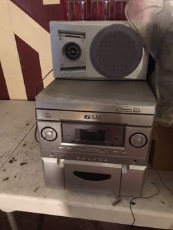 Cd player tape cassette stereo