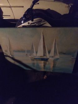 Large Painting, Small Painting, & 5×9 Rug