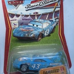 Disney Pixar Cars Race O Rama Damaged King