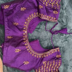 Ready made purple blouse - new