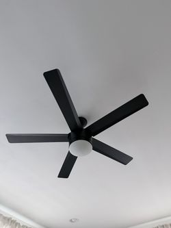 Remote ceiling fan