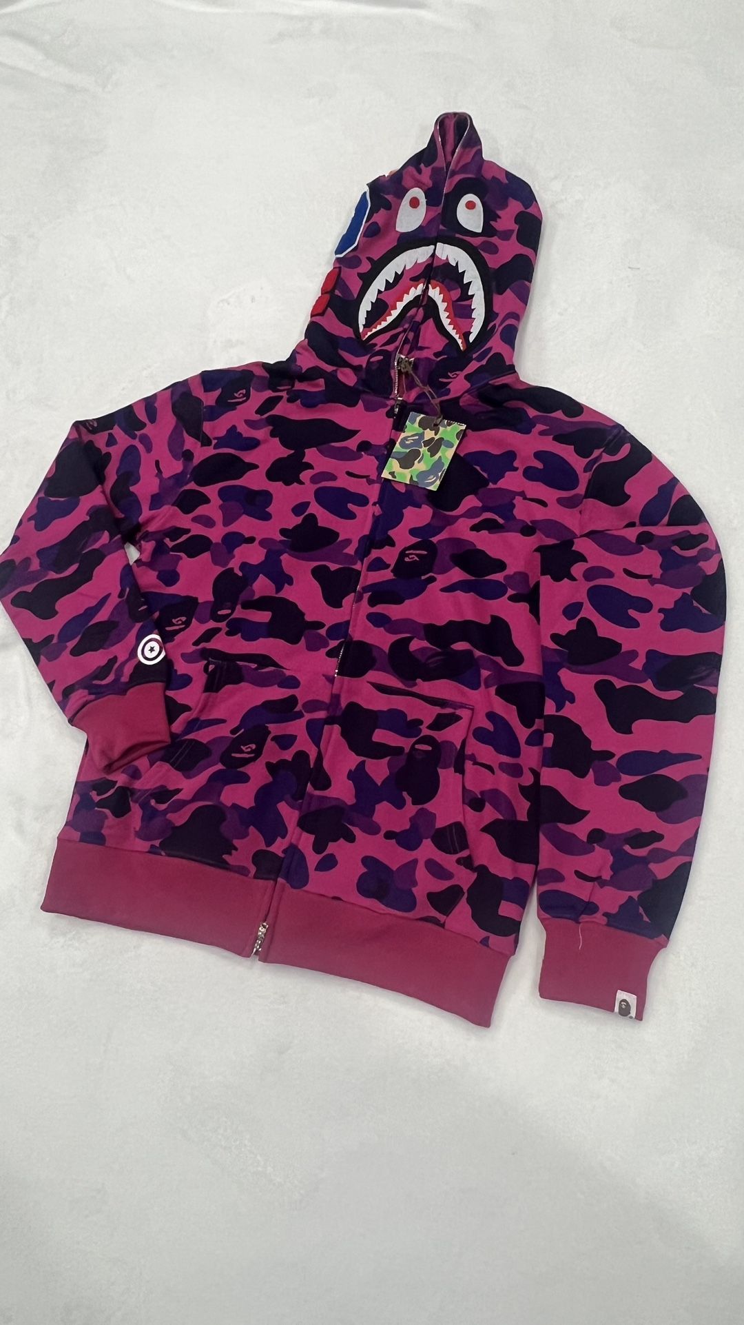 Purple Bape Zip Up