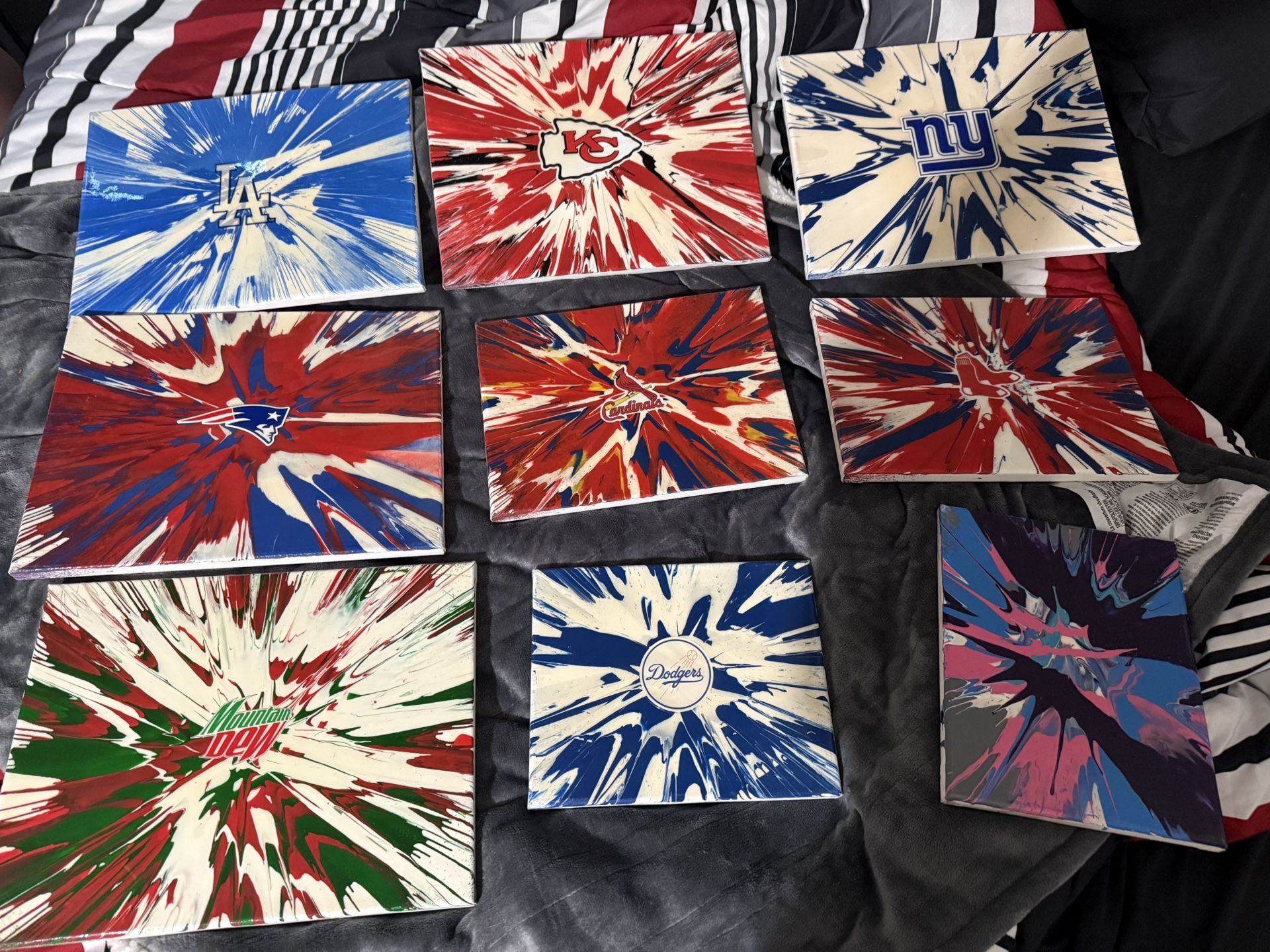 Spin Art With Epoxy