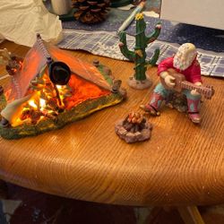 Western Camping Santa