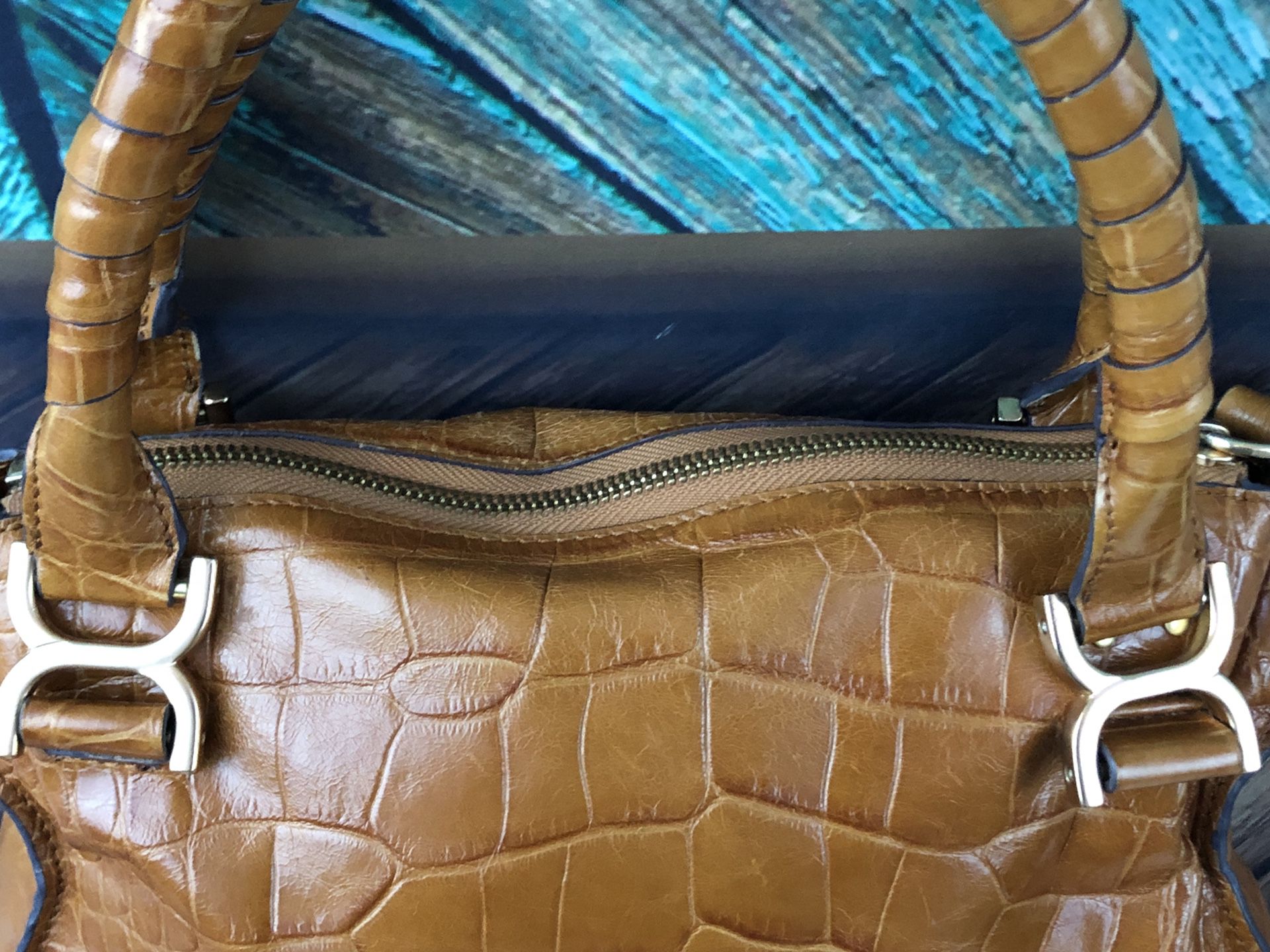 Chloé Marcie Embossed Leather Bag