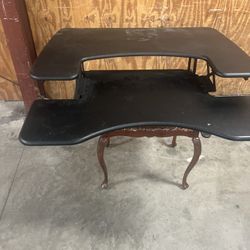 Varidesk Pro Plus 36 Standing Desk Converter. Used i. Good Condition with some cosmetic blemishes such as scratches and scuff marks. The desk adjuster