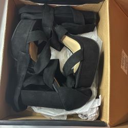 Black Fashion Nova Heels 