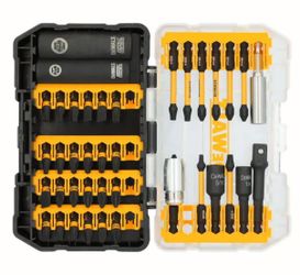 DEWALT FlexTorq 1/4-in x Impact Driver Bit Set 40 -Piece New