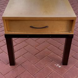 End / Corner Table With Storage