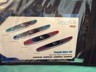 NEW: Inflatable stand up paddle board - SereneLife by PYLE
