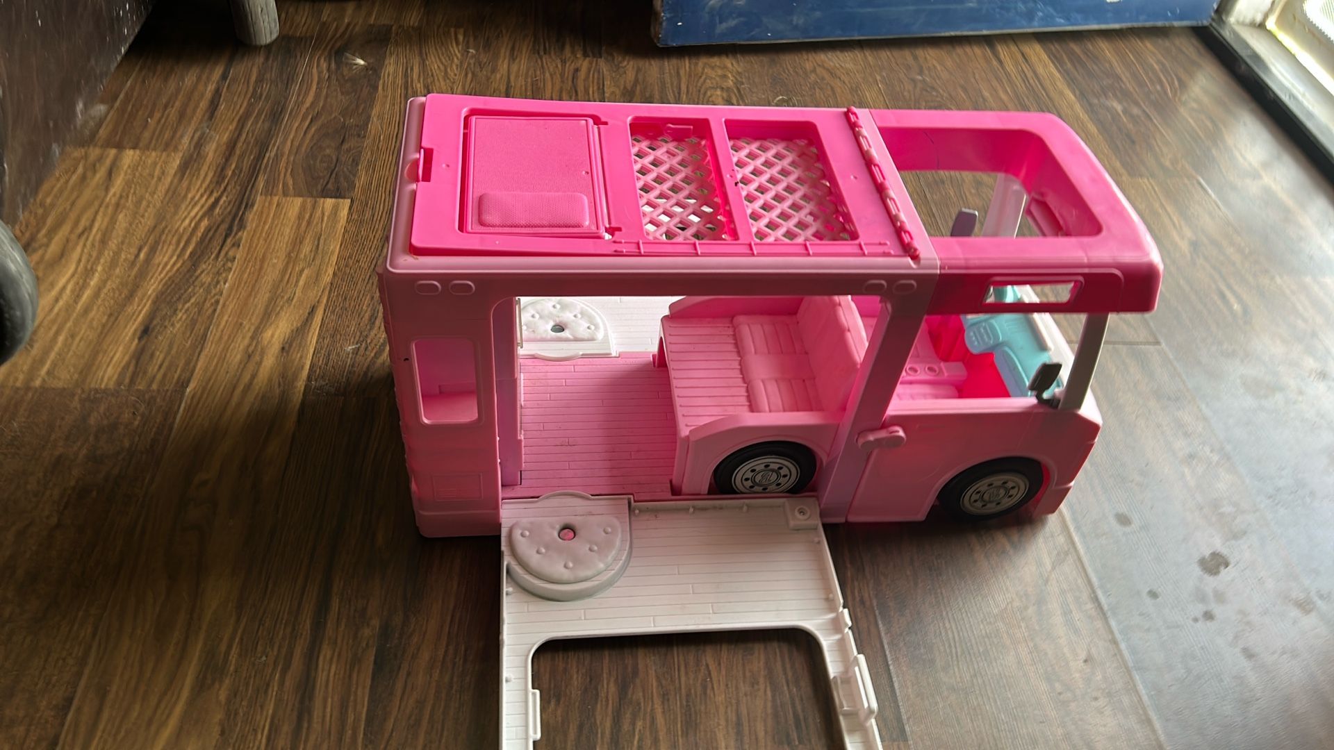 Pink Barbie Car