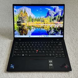 Premium Lenovo ThinkPad X1 Carbon Gen 11 14" WUXGA Touchscreen Laptop - i7-1365U 16GB RAM 512GB SSD PAID $1500!!