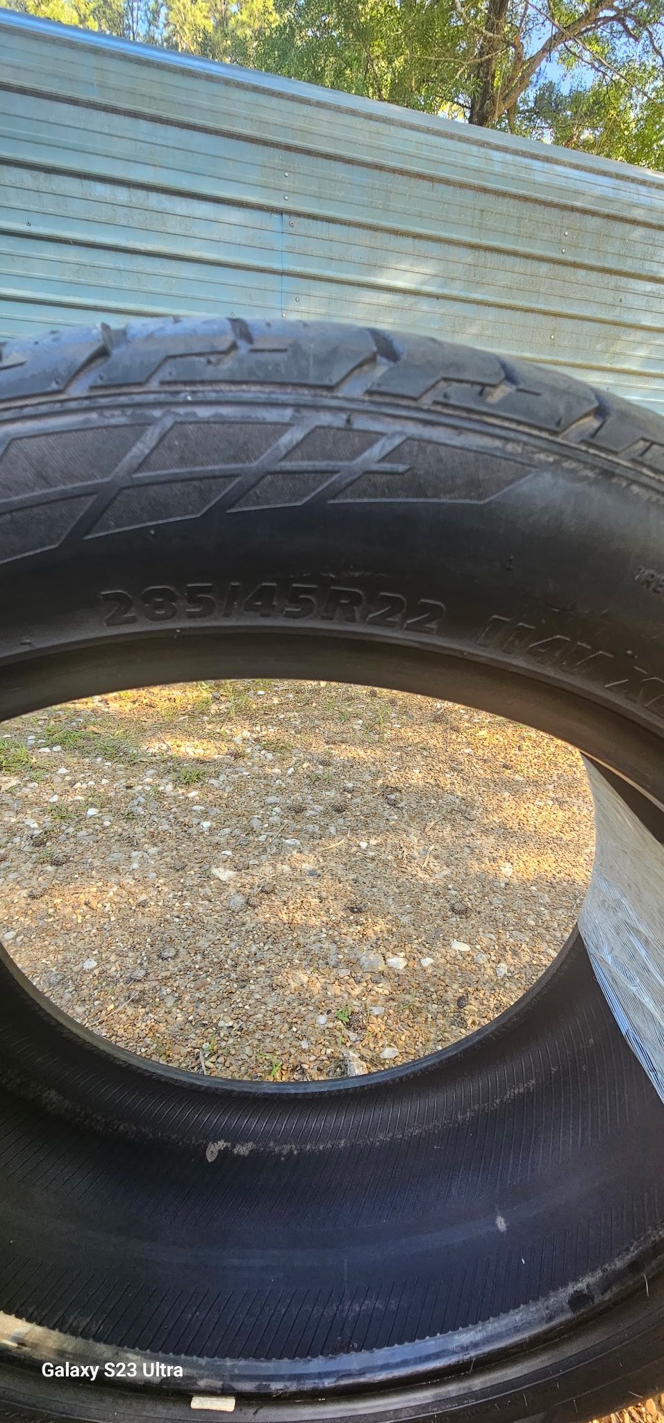 BRAND NEW, NEVER USED 285/45R22