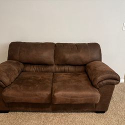 2 Seater Brown Sofa- Used Like New