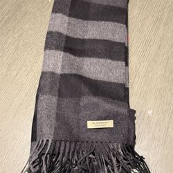 Burberry Big Check Cashmere Scarf