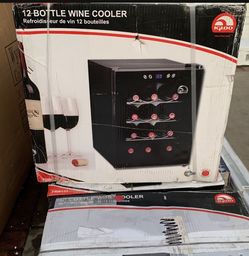 New 12 bottle wine cooler