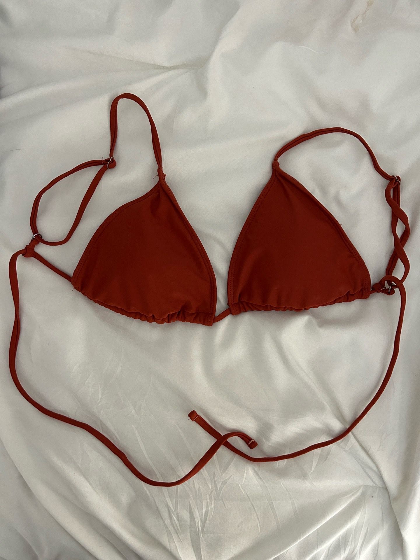 Forever 21 Rust Burnt Orange Triangle Bikini Top