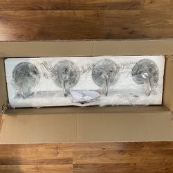 Bathroom Vanity Light, Chrome, New.